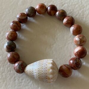 Shell & Jasper Bracelet